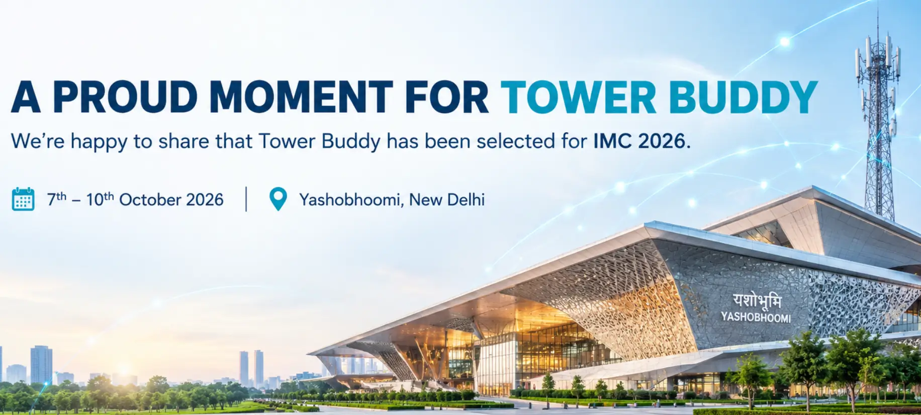 Tower Buddy Selected for IMC 2026